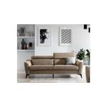 2/3-Sitzer Sofa von Stylefy, in der Farbe Beige, aus Velours, andere Perspektive, Vorschaubild