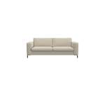 2/3-Sitzer Sofa von FLEXLUX, in der Farbe Weiss, aus Velvet, andere Perspektive, Vorschaubild