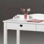Schreibtisch von 4Home, in der Farbe Weiss, aus Lackiert, andere Perspektive, Vorschaubild