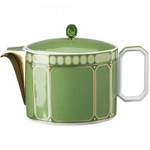 Teekocher von Swarovski x Rosenthal, in der Farbe Grün, aus Porzellan, Vorschaubild