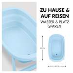 Freistehende Badewanne von Hauck, in der Farbe Blau, aus Kunststoff, andere Perspektive, Vorschaubild