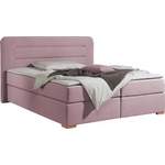 Boxspringbett von home affaire, in der Farbe Rosa, aus Holz, andere Perspektive, Vorschaubild