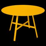 Gartentisch von Fermob, in der Farbe Gelb, aus Stahl, andere Perspektive, Vorschaubild