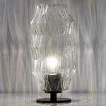 Beistelltischlampe von Selène, Durchsichtig, aus Glas, andere Perspektive, Vorschaubild