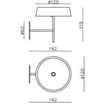 LED-Wandleuchte Miram der Marke Deko-Light