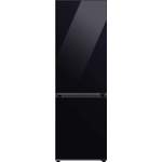 Kühl-Gefrierkombi von Samsung, in der Farbe Schwarz, aus Glas, andere Perspektive, Vorschaubild