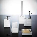 WC-Bürste von Ridder, in der Farbe Weiss, aus Edelstahl, andere Perspektive, Vorschaubild