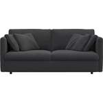 2/3-Sitzer Sofa von FLEXLUX, in der Farbe Grau, andere Perspektive, Vorschaubild