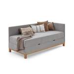 Boxspringbett von Boxxx, in der Farbe Grau, aus Textil, andere Perspektive, Vorschaubild