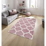 Teppich von home affaire, in der Farbe Rosa, aus Polyester, andere Perspektive, Vorschaubild