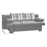 2/3-Sitzer Sofa von Novel, in der Farbe Grau, aus Textil, andere Perspektive, Vorschaubild