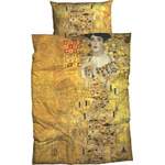 Bettwäsche-Garnitur von Goebel, in der Farbe Gold, aus Satin, andere Perspektive, Vorschaubild