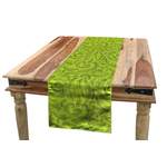 Tischläufer von Abakuhaus, in der Farbe Grün, aus Polyester, andere Perspektive, Vorschaubild