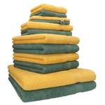 Handtuch-Set von Betz, in der Farbe Gelb, aus Baumwolle, andere Perspektive, Vorschaubild