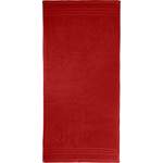 Handtuch-Set von REDBEST, in der Farbe Rot, aus Frottier, andere Perspektive, Vorschaubild