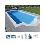 Schwimmbecken von KWAD, in der Farbe Weiss, aus Beton, andere Perspektive, Vorschaubild