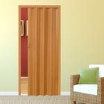 Tür von tectake, in der Farbe Braun, aus Nussbaum, andere Perspektive, Vorschaubild