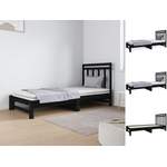 Bettschubkasten von VIDAXL, in der Farbe Schwarz, aus Holz, andere Perspektive, Vorschaubild