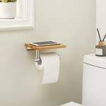 Toilettenpapierhalter von KES, aus Edelstahl, andere Perspektive, Vorschaubild