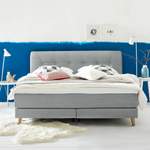 Boxspringbett von Mørteens, in der Farbe Grau, aus Webstoff, andere Perspektive, Vorschaubild