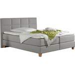 Boxspringbett von home affaire, in der Farbe Silber, aus Holz, andere Perspektive, Vorschaubild