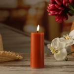 Kerze von DELUXE Homeart, in der Farbe Orange, Vorschaubild
