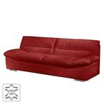 2/3-Sitzer Sofa von Cotta, in der Farbe Rot, aus Echtleder, andere Perspektive, Vorschaubild