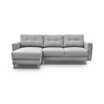 Ecksofa von Stylefy, in der Farbe Braun, aus Kunstleder, andere Perspektive, Vorschaubild