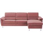 Ecksofa von CALIZZA INTERIORS, in der Farbe Rot, aus Microfaser, andere Perspektive, Vorschaubild