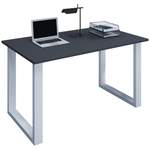 Schreibtisch von VCM, in der Farbe Grau, aus Holzwerkstoff, Vorschaubild