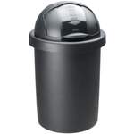 Mülleimer von Rotho, in der Farbe Schwarz, aus Kunststoff, Vorschaubild