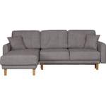 Ecksofa von home affaire, in der Farbe Beige, andere Perspektive, Vorschaubild