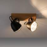 Deckenlampe von JUST LIGHT, in der Farbe Schwarz, aus Holz, andere Perspektive, Vorschaubild