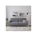 2/3-Sitzer Sofa von Dorel Home, in der Farbe Grau, aus Kunststoff, andere Perspektive, Vorschaubild