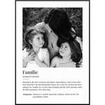 Personalisiertes Fotoposter der Marke My Fam Poster I Individuelle Familienposter