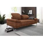 2/3-Sitzer Sofa von PLACES OF STYLE, in der Farbe Braun, aus Metall, andere Perspektive, Vorschaubild