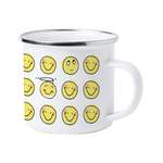 Emaille-Tasse SMILEYS der Marke krima & isa