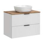 Waschbeckenunterschrank von einfachgutemoebel, in der Farbe Weiss, aus Holzwerkstoff, andere Perspektive, Vorschaubild