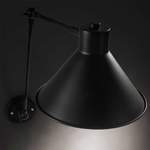 Wandlampe von 4Home, in der Farbe Schwarz, aus Metall, andere Perspektive, Vorschaubild