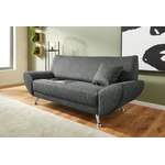 2/3-Sitzer Sofa von INOSIGN, in der Farbe Schwarz, aus Holzwerkstoff, andere Perspektive, Vorschaubild