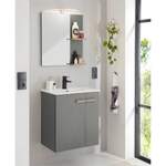 Waschbeckenunterschrank von loftscape, in der Farbe Grau, aus Holzwerkstoff, andere Perspektive, Vorschaubild