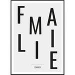 Family Chaos der Marke My Fam Poster I Individuelle Familienposter