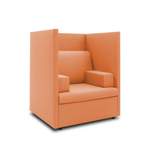 Gartenloungemobel von Pickup-Möbel, in der Farbe Orange, aus Polyethylen, andere Perspektive, Vorschaubild