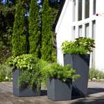 Pflanzenkübel von SIENA GARDEN, in der Farbe Grau, aus Kunststoff, andere Perspektive, Vorschaubild