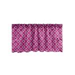 Scheibengardine von Abakuhaus, in der Farbe Rosa, aus Microfaser, andere Perspektive, Vorschaubild