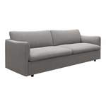 2/3-Sitzer Sofa von andas, in der Farbe Grau, aus Cord, andere Perspektive, Vorschaubild