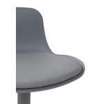 Sitzhocker von Zanini, in der Farbe Grau, andere Perspektive, Vorschaubild