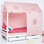 Kinderbett von Hoppekids, in der Farbe Rosa, aus Massivholz, Vorschaubild