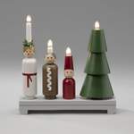 Weihnachtsfiguren von Konstsmide, Mehrfarbig, aus Holz, andere Perspektive, Vorschaubild