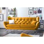 2/3-Sitzer Sofa von KAWOLA, in der Farbe Gelb, aus Metall, andere Perspektive, Vorschaubild